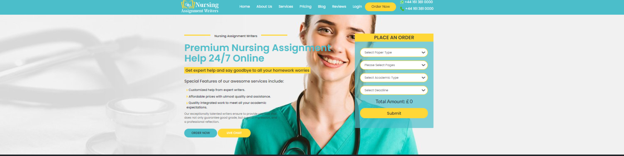 Nursing Assignment Writers UK